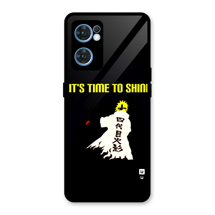 Time To Shine Glass Back Case for Oppo Reno7 5G