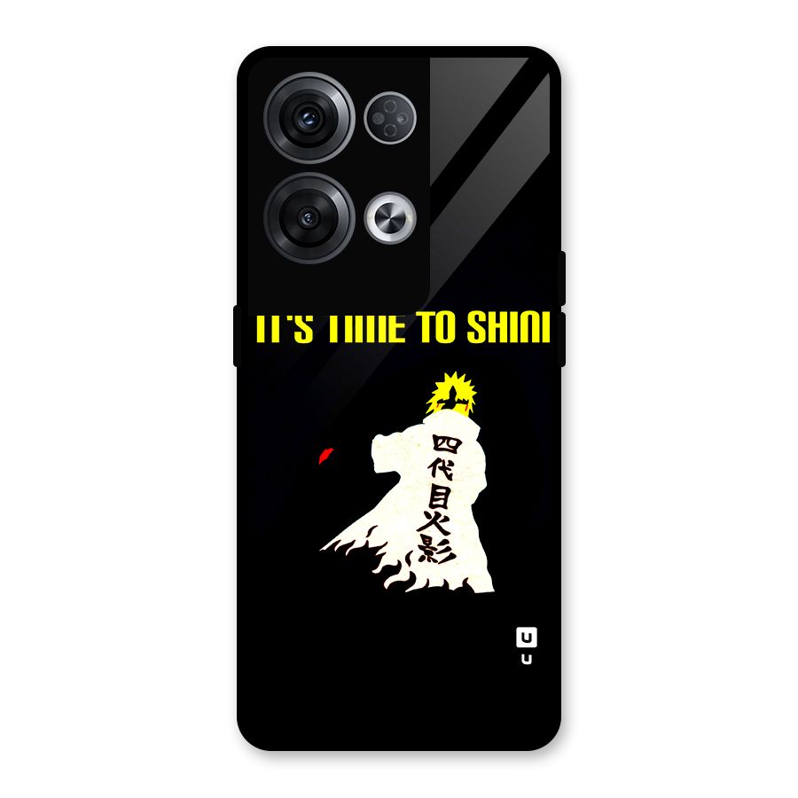 Time To Shine Glass Back Case for Oppo Reno8 Pro 5G