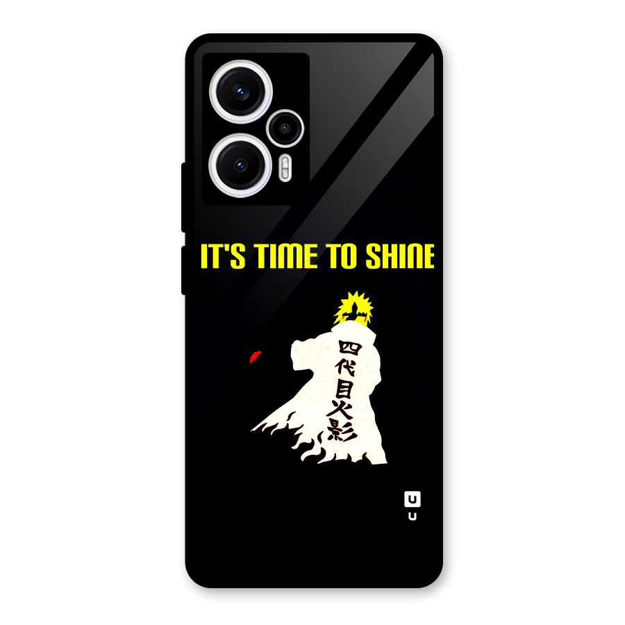 Time To Shine Glass Back Case for Poco F5
