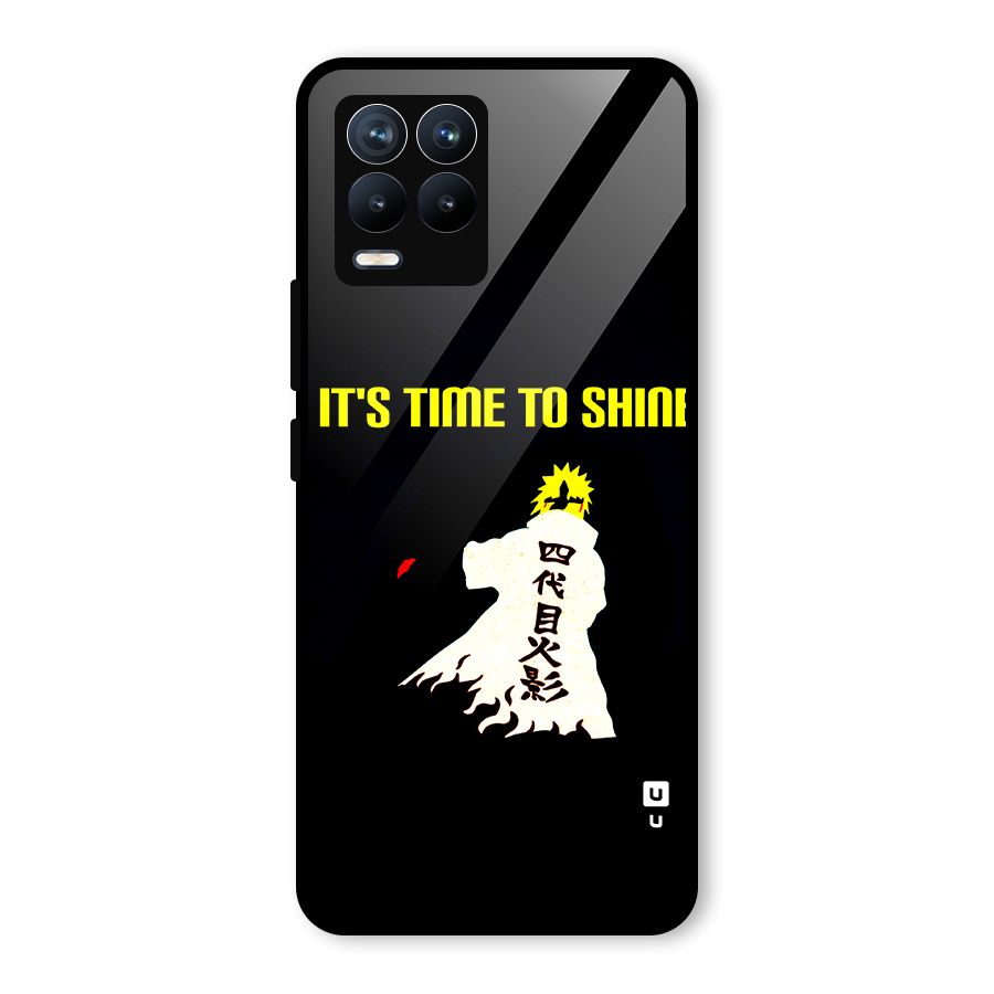 Time To Shine Glass Back Case for Realme 8 Pro