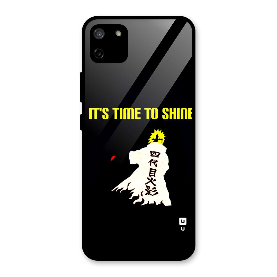 Time To Shine Glass Back Case for Realme C11