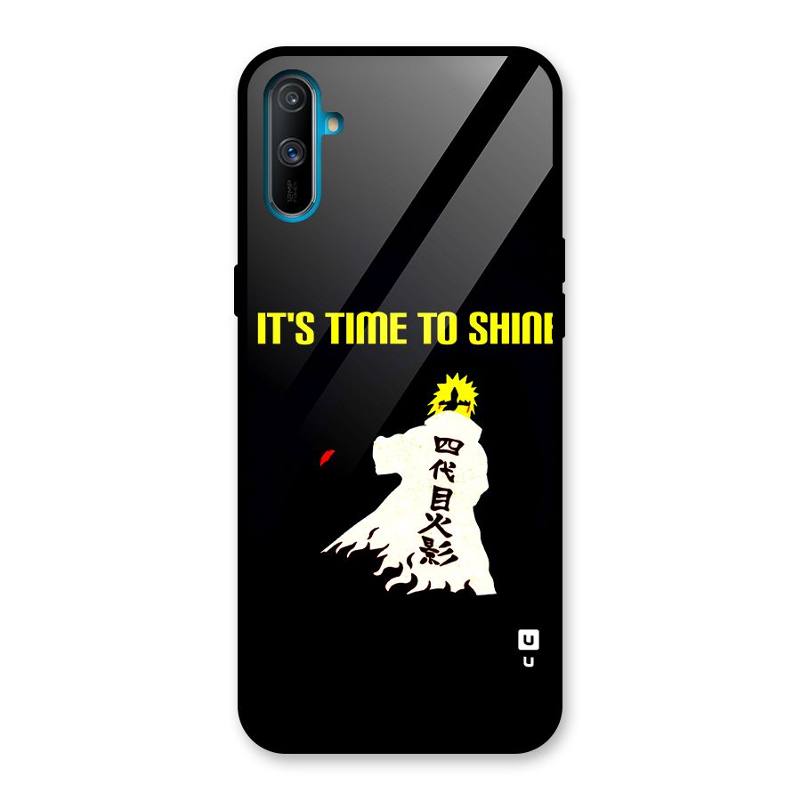 Time To Shine Glass Back Case for Realme C3