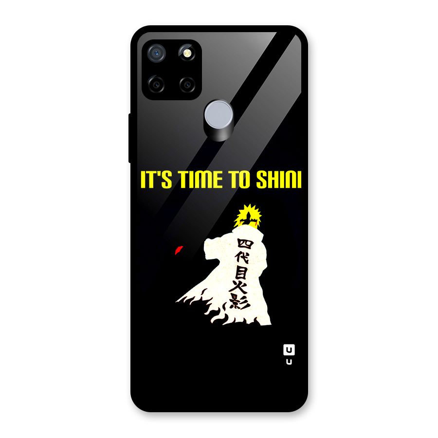 Time To Shine Glass Back Case for Realme Narzo 30A