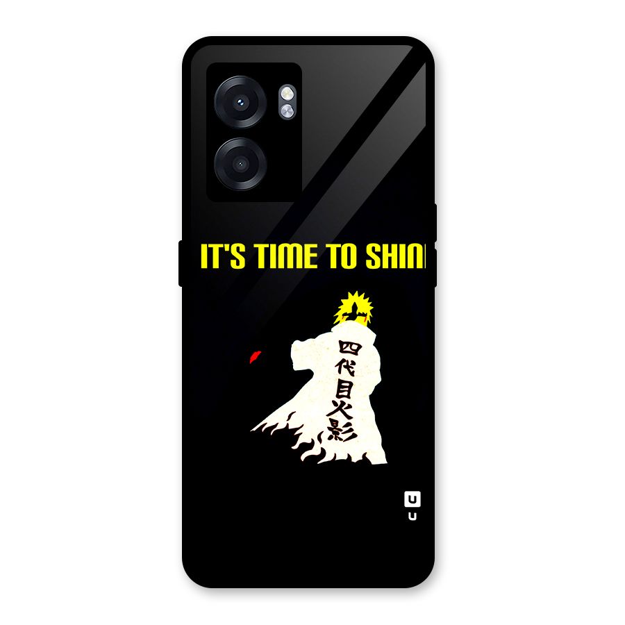 Time To Shine Glass Back Case for Realme Narzo 50 5G