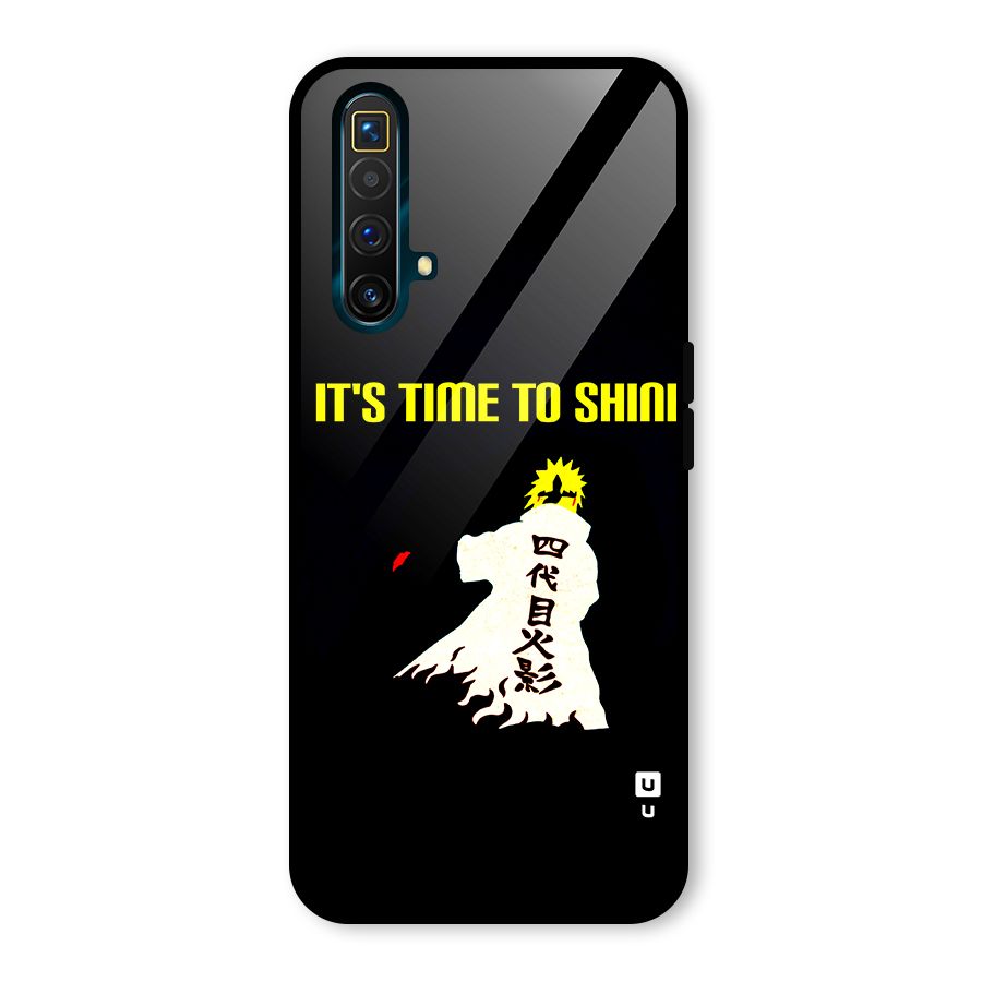 Time To Shine Glass Back Case for Realme X3