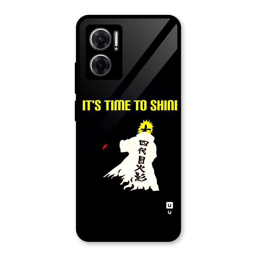 Time To Shine Glass Back Case for Redmi 11 Prime 5G