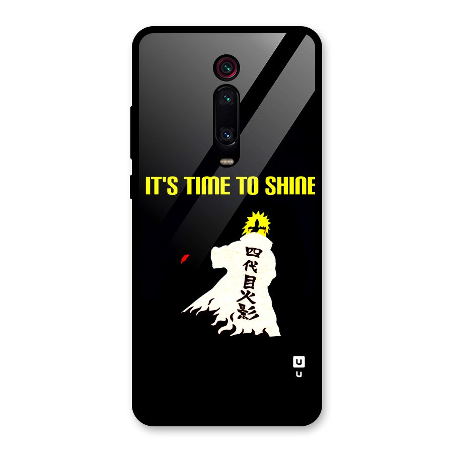 Time To Shine Glass Back Case for Redmi K20