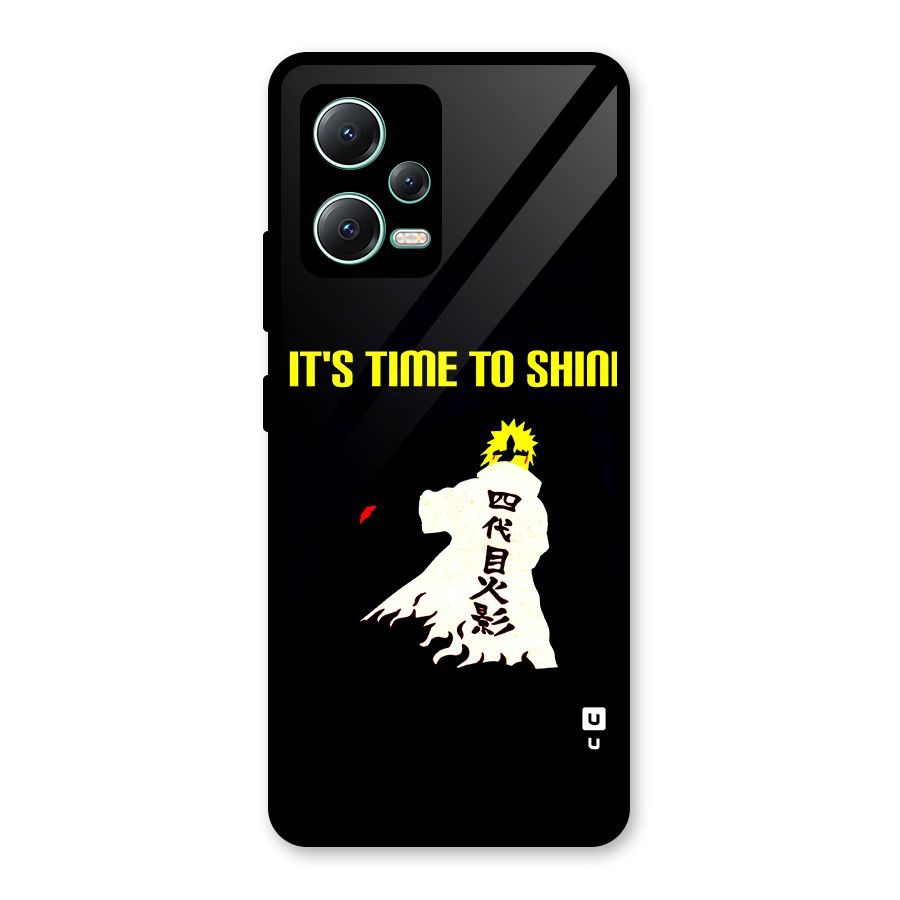 Time To Shine Glass Back Case for Redmi Note 12 5G