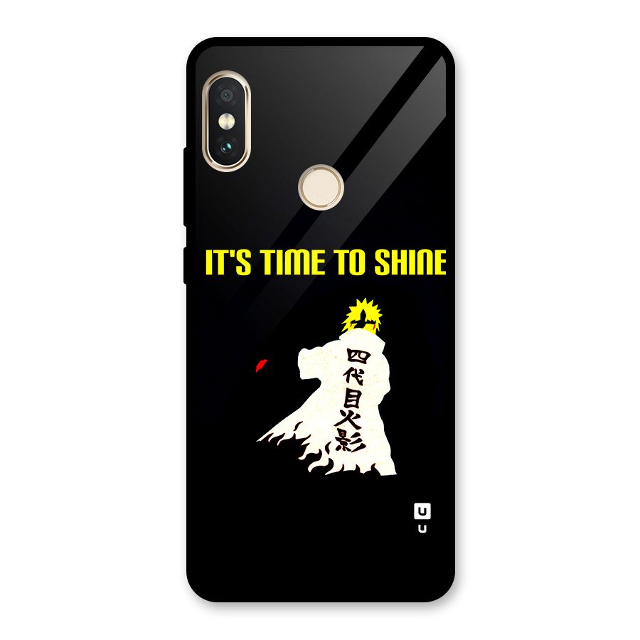 Time To Shine Glass Back Case for Redmi Note 5 Pro