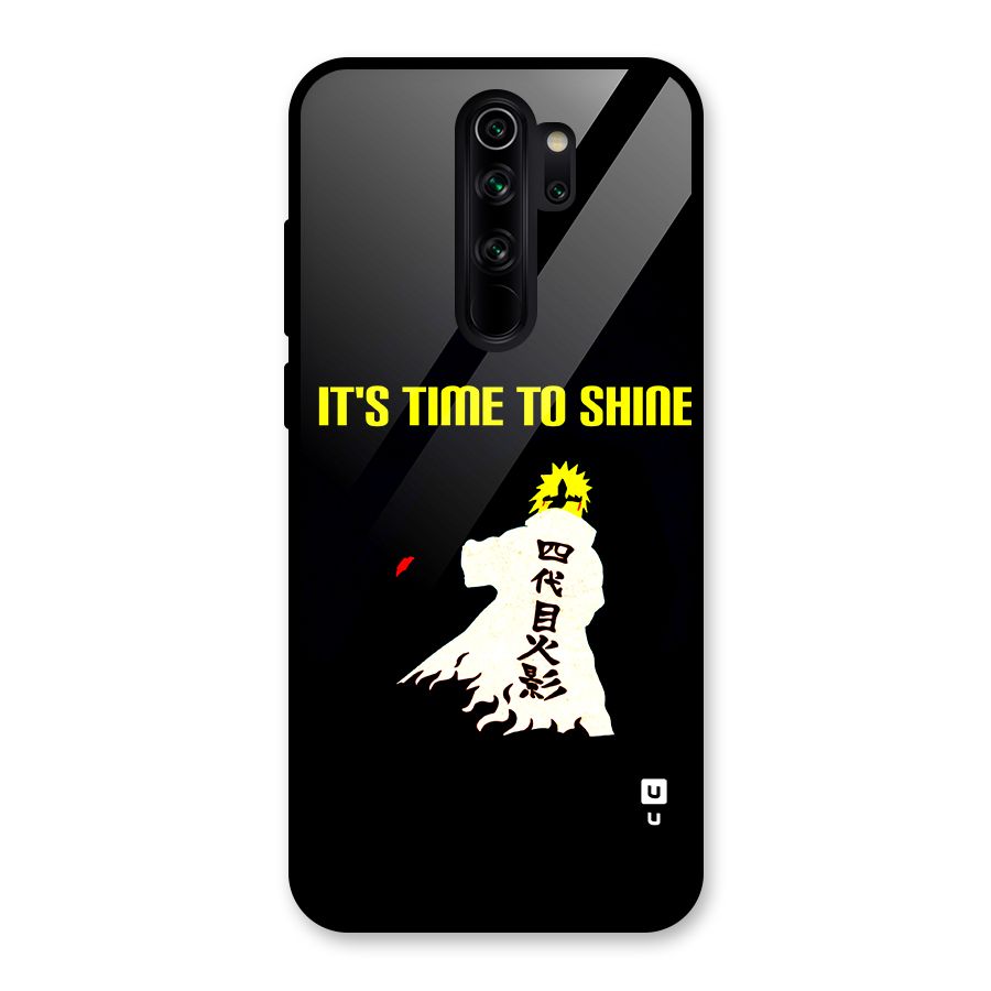 Time To Shine Glass Back Case for Redmi Note 8 Pro