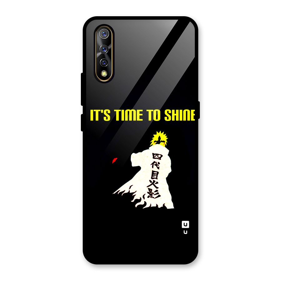 Time To Shine Glass Back Case for Vivo S1