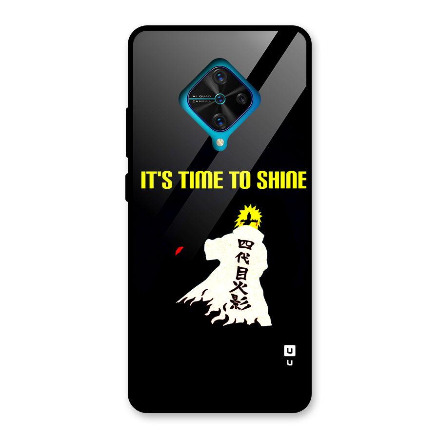 Time To Shine Glass Back Case for Vivo S1 Pro