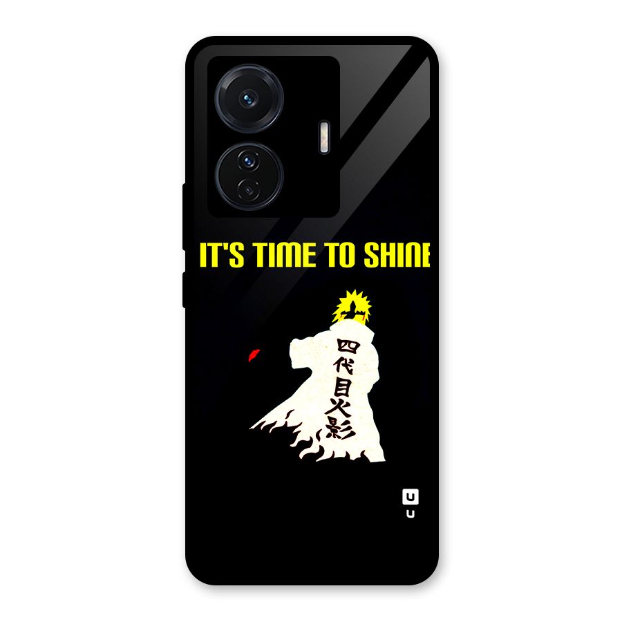Time To Shine Glass Back Case for Vivo T1 Pro