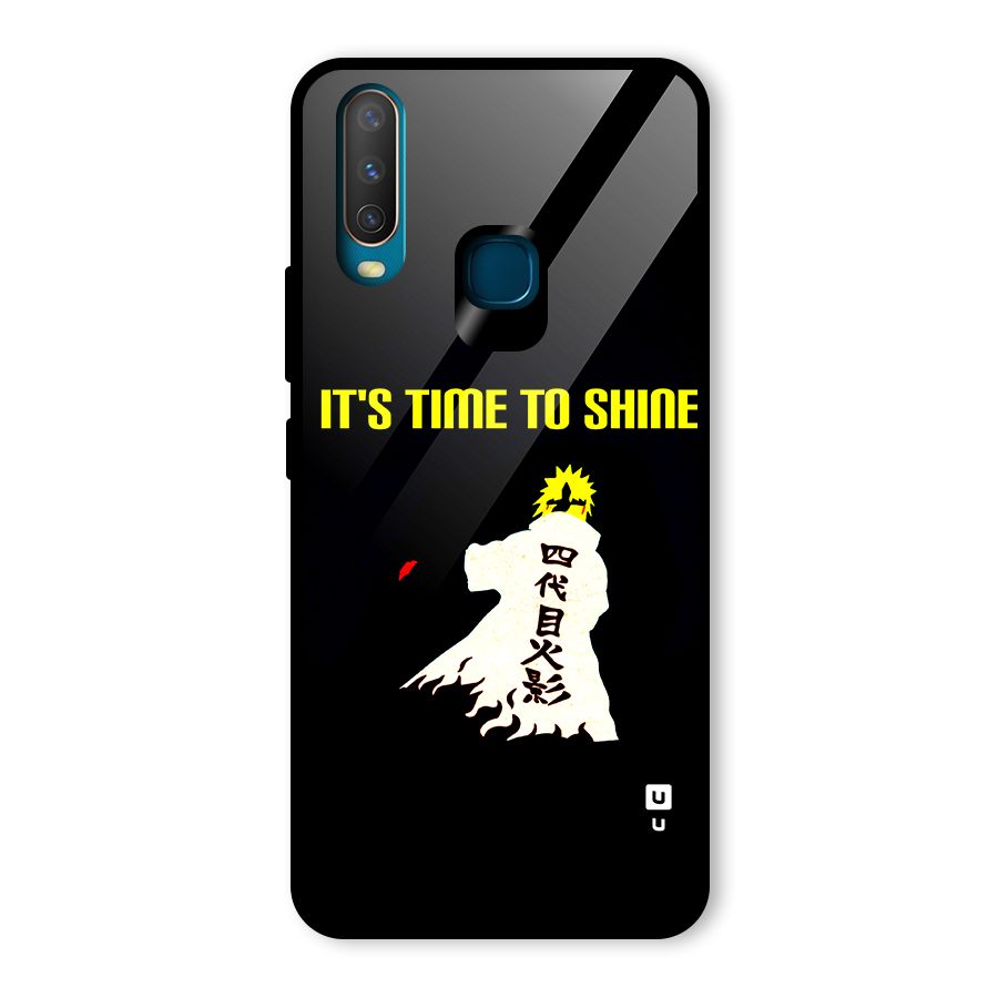 Time To Shine Glass Back Case for Vivo U10