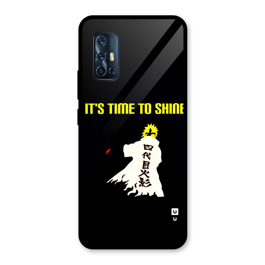 Time To Shine Glass Back Case for Vivo V17