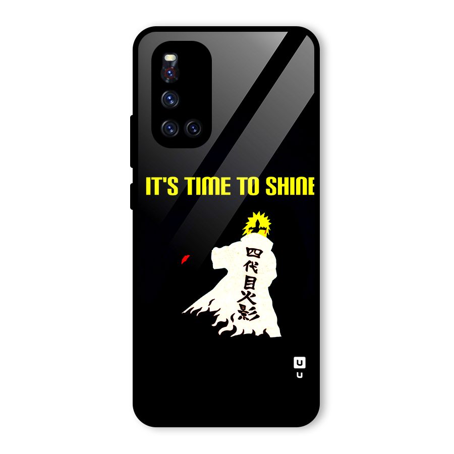 Time To Shine Glass Back Case for Vivo V19