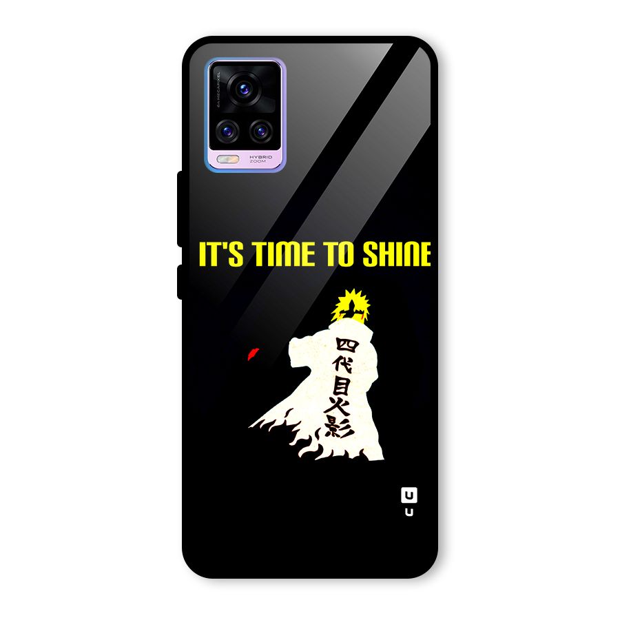 Time To Shine Glass Back Case for Vivo V20 Pro