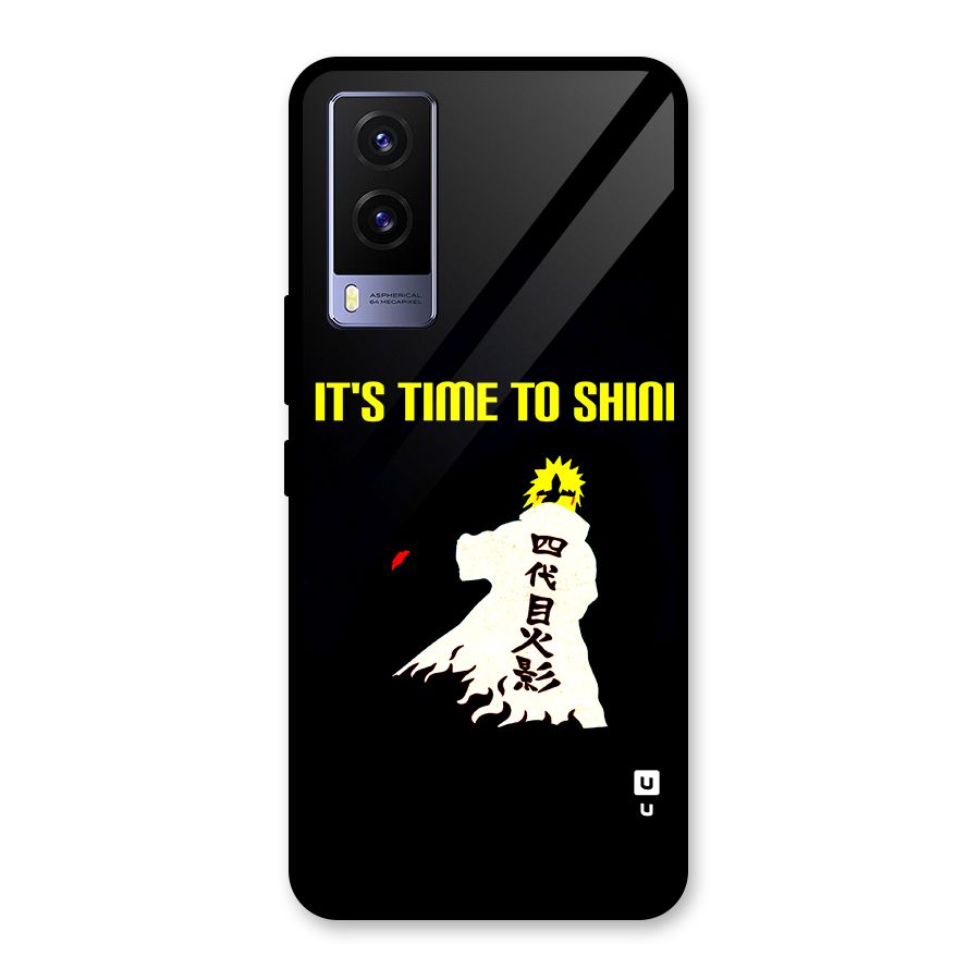 Time To Shine Glass Back Case for Vivo V21e 5G
