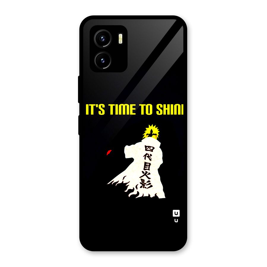 Time To Shine Glass Back Case for Vivo Y15s