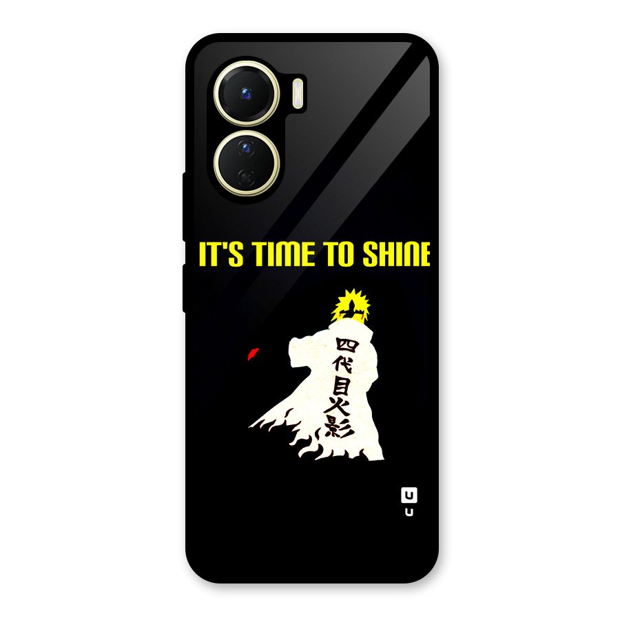 Time To Shine Glass Back Case for Vivo Y16