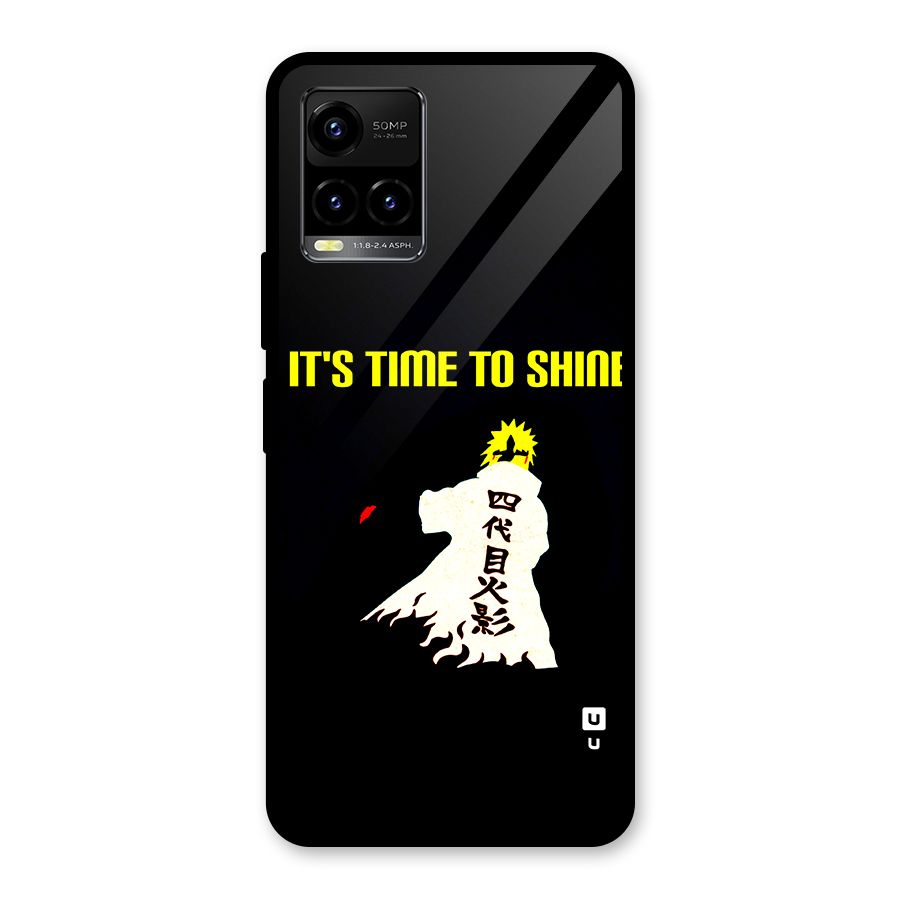 Time To Shine Glass Back Case for Vivo Y21T