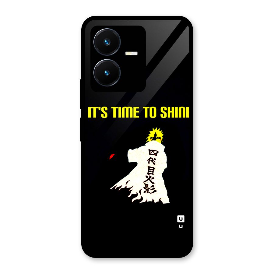 Time To Shine Glass Back Case for Vivo Y22