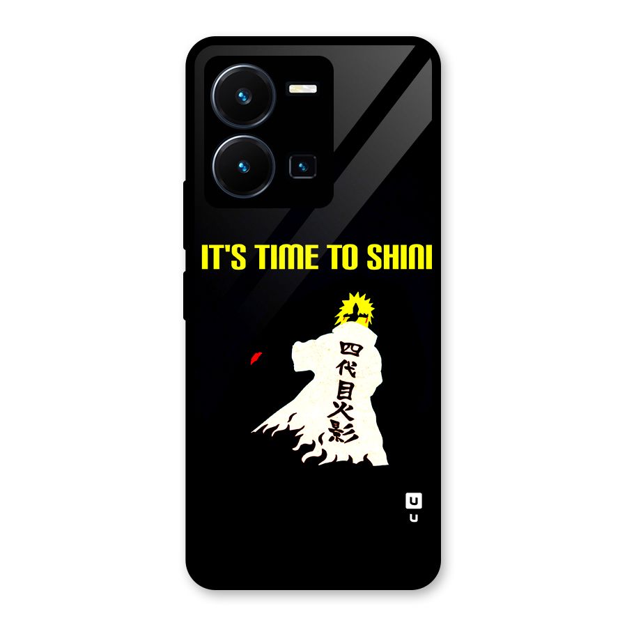 Time To Shine Glass Back Case for Vivo Y35