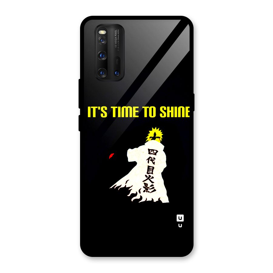 Time To Shine Glass Back Case for Vivo iQOO 3