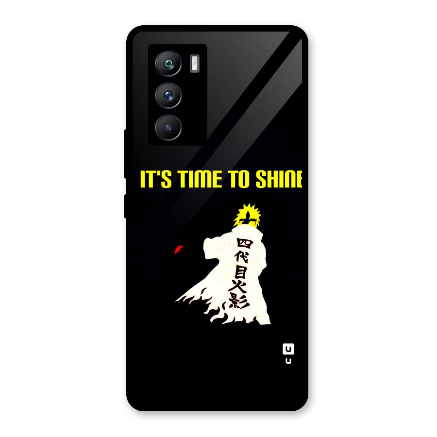 Time To Shine Glass Back Case for Vivo iQOO 9 SE