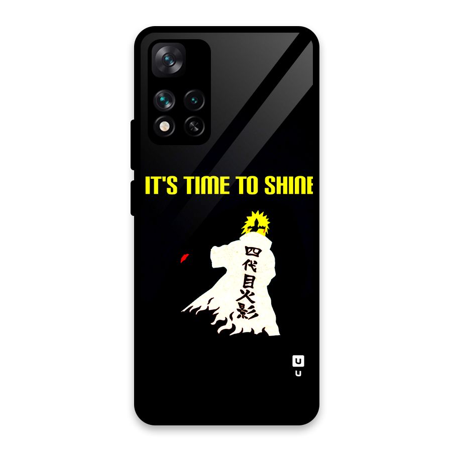 Time To Shine Glass Back Case for Xiaomi 11i HyperCharge 5G