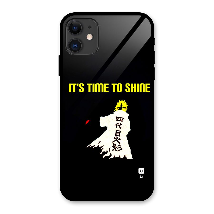 Time To Shine Glass Back Case for iPhone 11