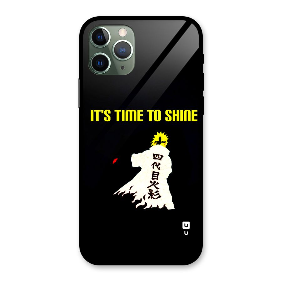 Time To Shine Glass Back Case for iPhone 11 Pro