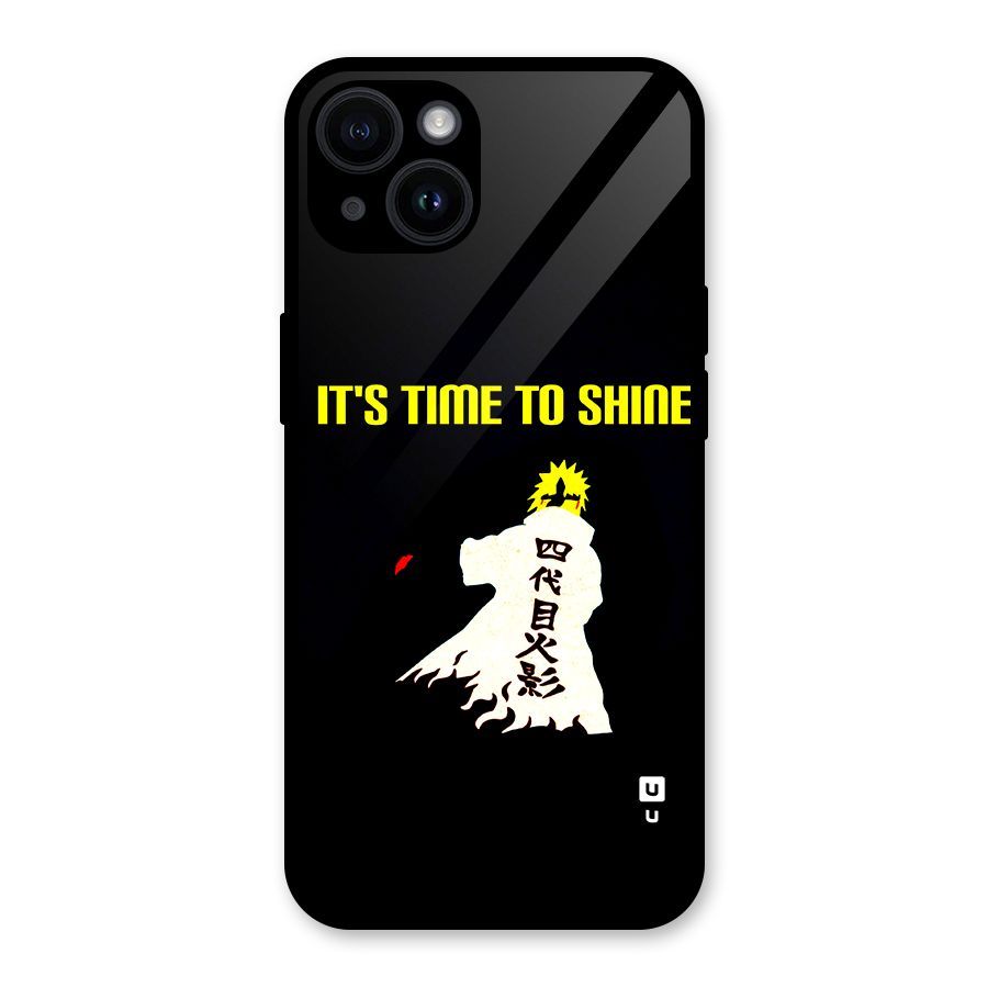 Time To Shine Glass Back Case for iPhone 14