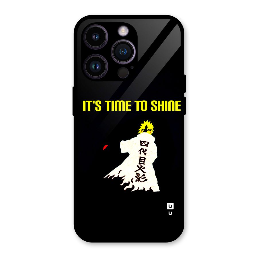 Time To Shine Glass Back Case for iPhone 14 Pro