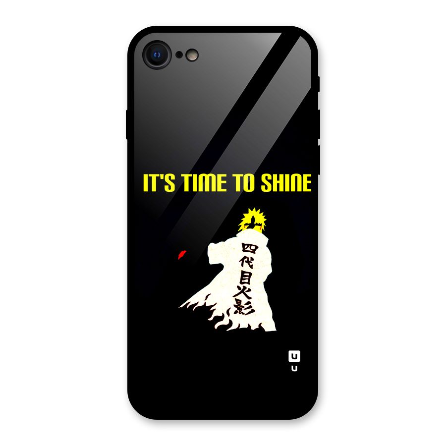 Time To Shine Glass Back Case for iPhone 7