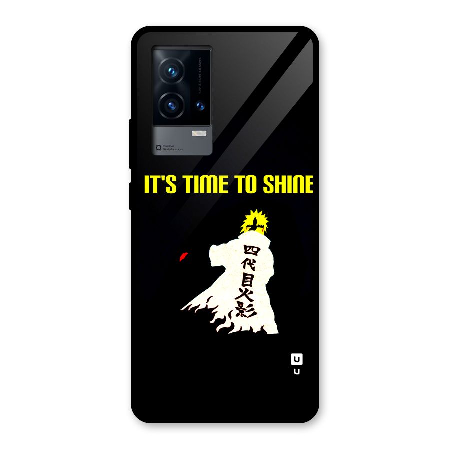 Time To Shine Glass Back Case for iQOO 9 5G