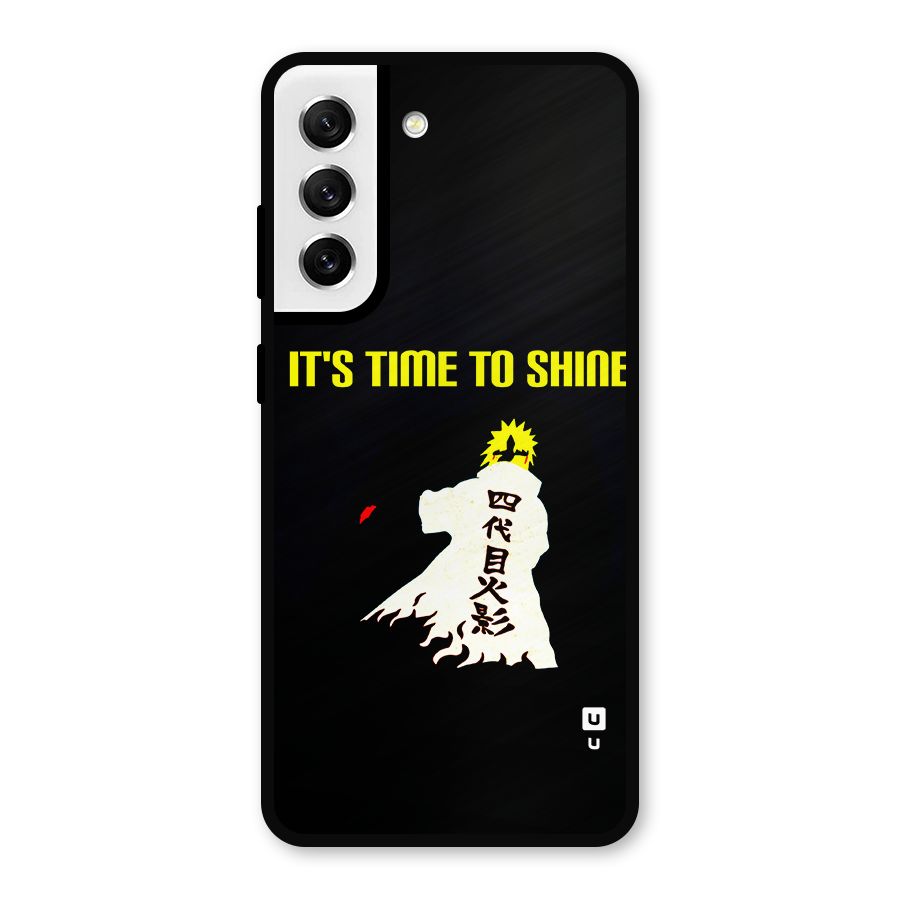 Time To Shine Metal Back Case for Galaxy S21 FE 5G