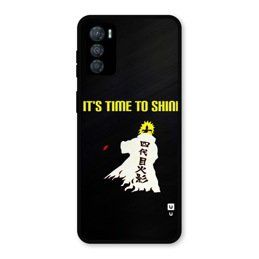 Time To Shine Metal Back Case for Moto G42