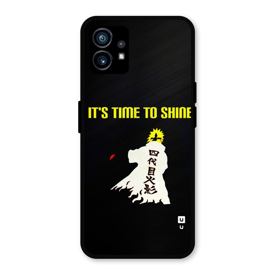 Time To Shine Metal Back Case for Nothing Phone 1