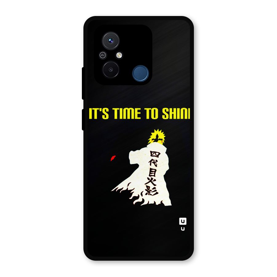 Time To Shine Metal Back Case for Redmi 12C
