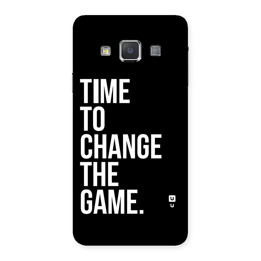 Time to Change the Game Back Case for Galaxy A3