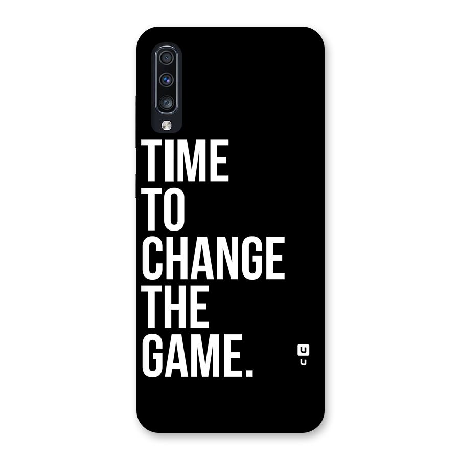Time to Change the Game Back Case for Galaxy A70