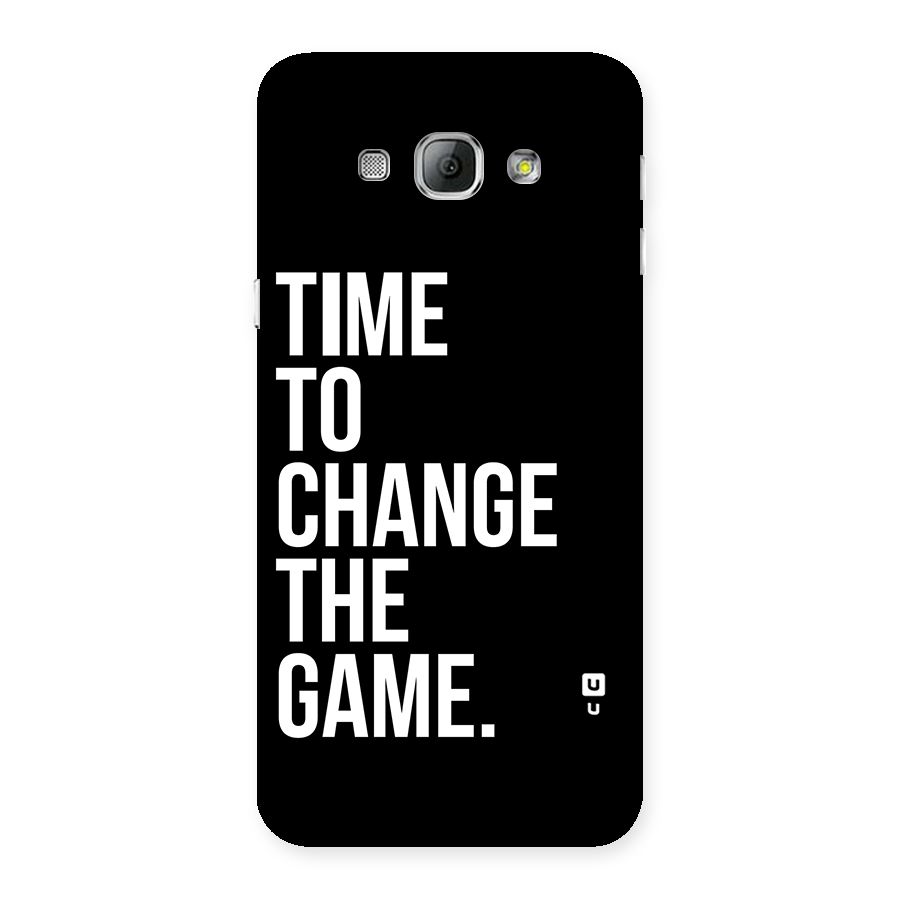 Time to Change the Game Back Case for Galaxy A8