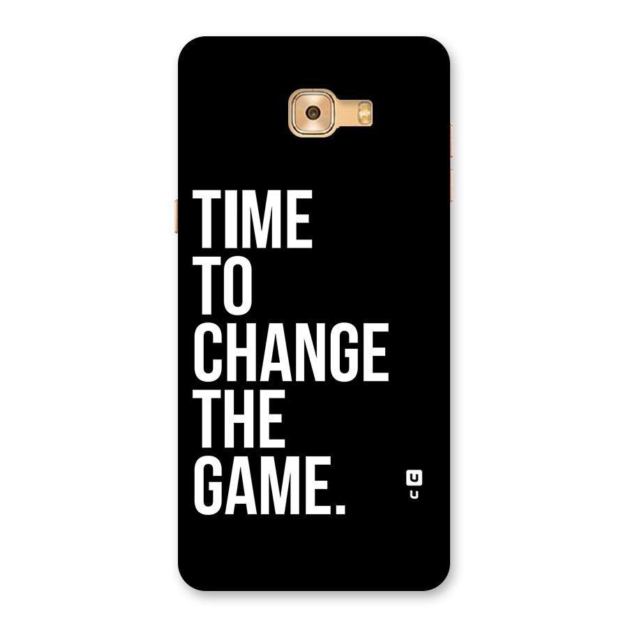 Time to Change the Game Back Case for Galaxy C9 Pro