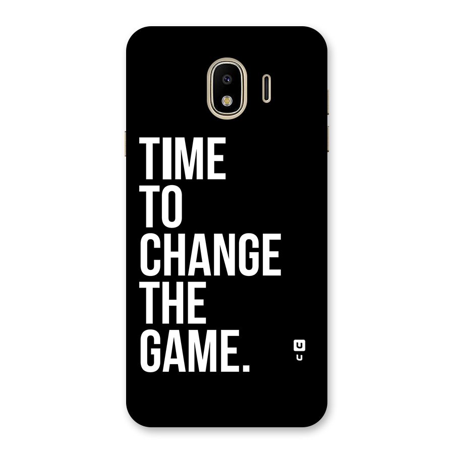 Time to Change the Game Back Case for Galaxy J4