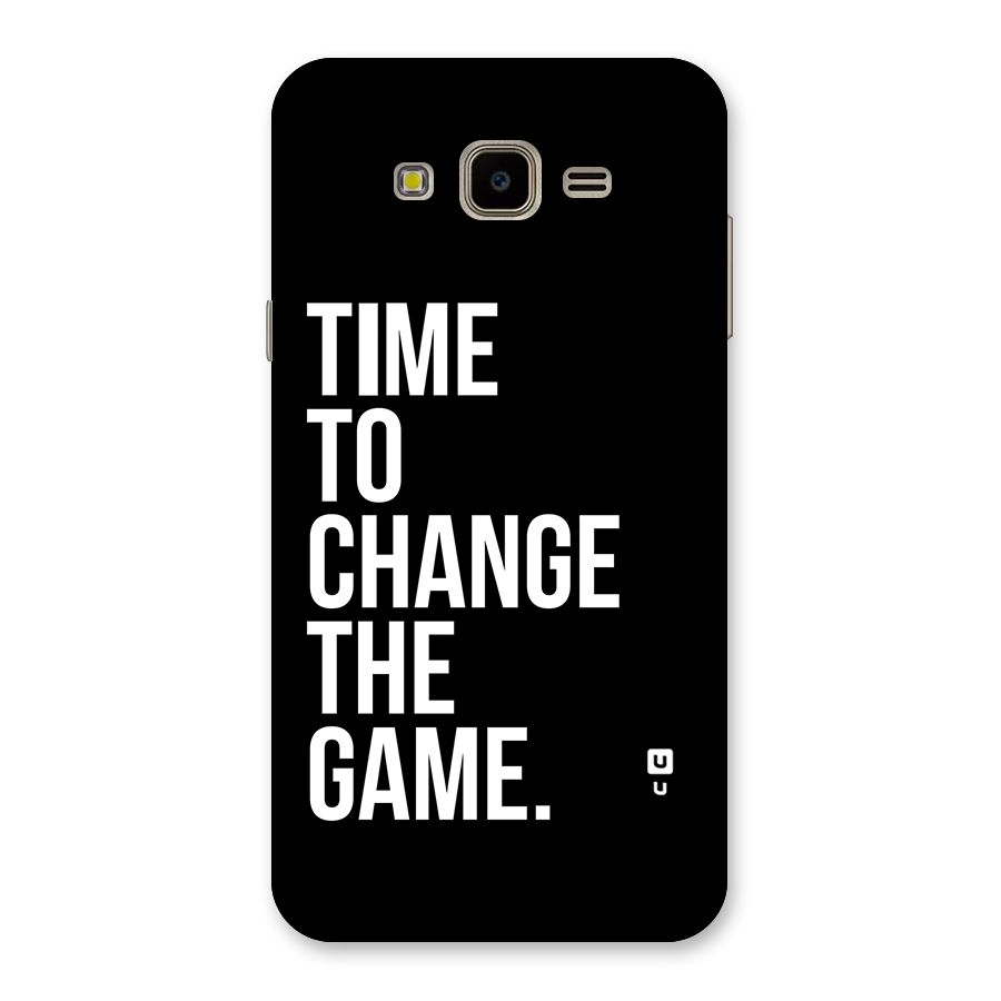 Time to Change the Game Back Case for Galaxy J7 Nxt