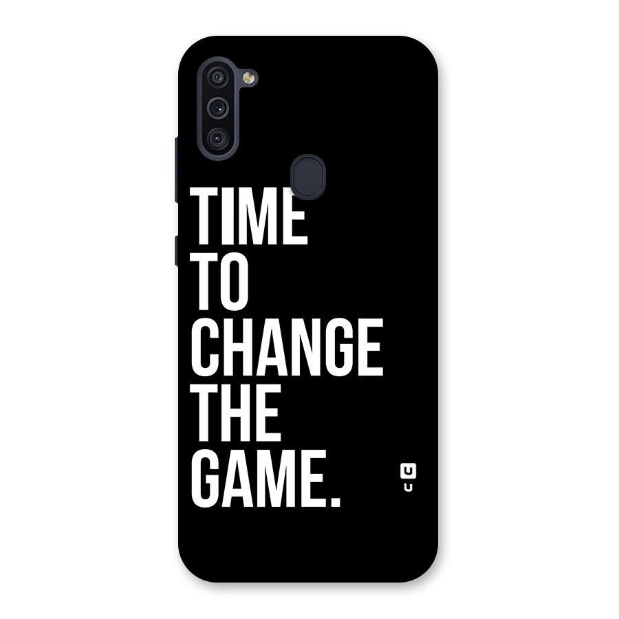Time to Change the Game Back Case for Galaxy M11