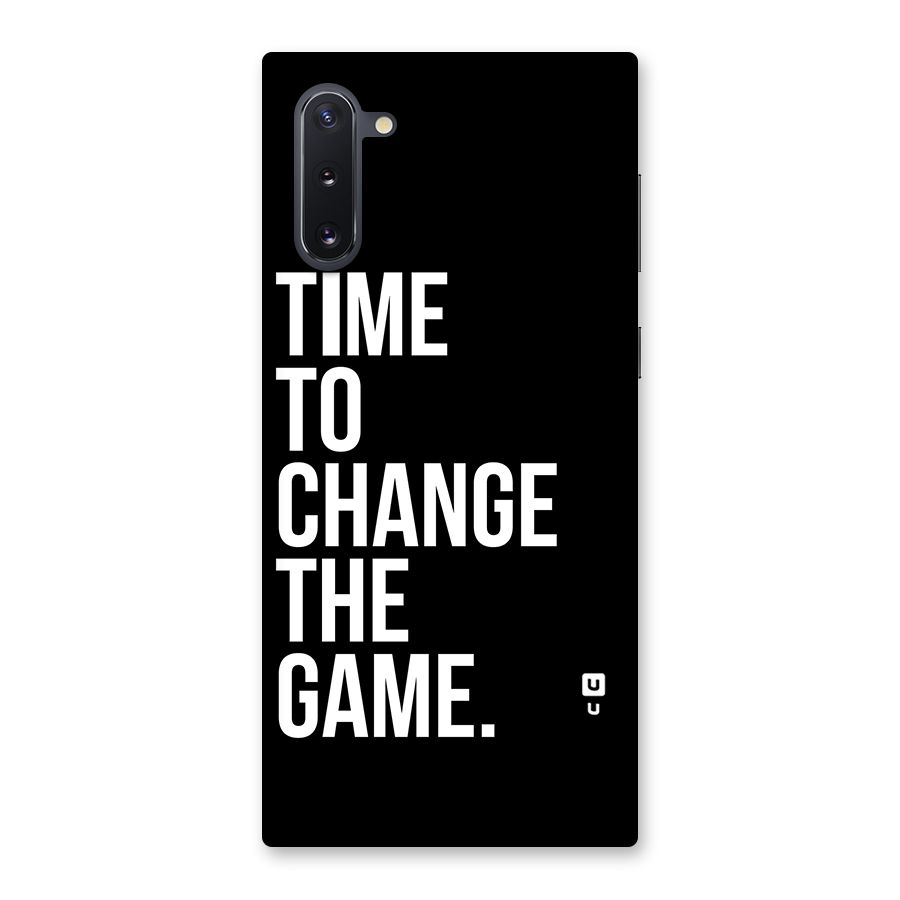 Time to Change the Game Back Case for Galaxy Note 10