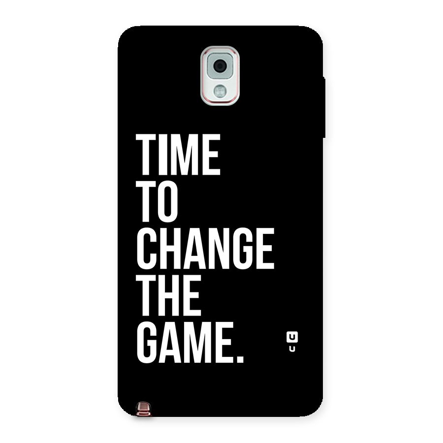 Time to Change the Game Back Case for Galaxy Note 3