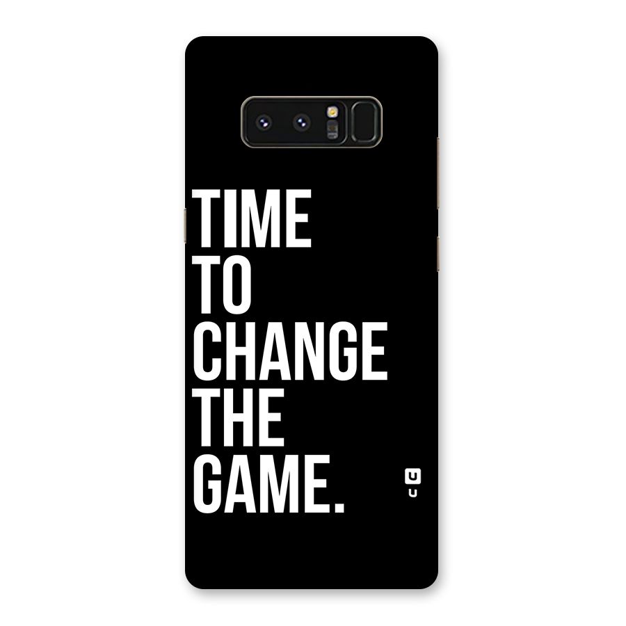 Time to Change the Game Back Case for Galaxy Note 8